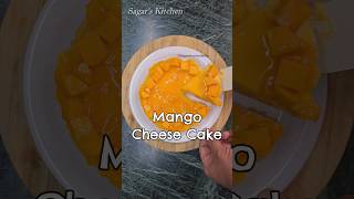 Mango Cheese Cake No Bake No Cream Cheese Shorts [upl. by Hsakiv471]