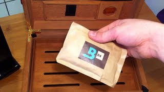 New Humidor amp Boveda Seasoning Kit Review [upl. by Adyl]