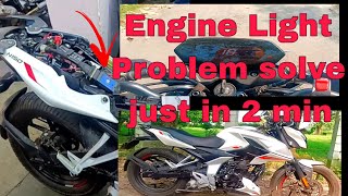 Pulsar N150 Problem  N150 24k Model Engine Light Problem  And Solution [upl. by Bianchi]