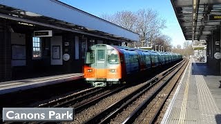 Canons Park  Jubilee line  London Underground  1996 Tube Stock [upl. by Oos]