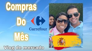 🇪🇸COMPRAS NO CARREFOUR 😱SERÁ QUE VALE A PENA SUPERMERCADO NA ESPANHA [upl. by Euqina343]