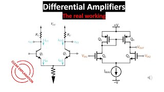 Differential Amplifier  the real working [upl. by Yolande]