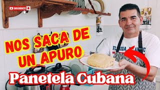 PANETELA CUBANA al MICROONDAS Nos SACA de un APURO RECETA CASERA [upl. by Asilanom]