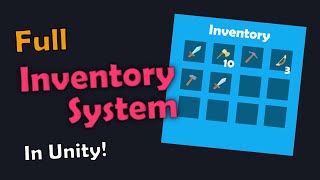 PROPER Way to Inventory in Unity with Scriptable Objects 4  Stack Splitting [upl. by Nella60]