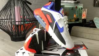 Nike Air Max 2090 quotEVOLUTION OF ICONSquot  2021 Infra RedRacer BlueWhiteBlackCollecPart 268 [upl. by Llewol]