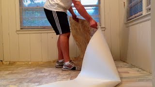 HOW TO INSTALL VINYL FLOORING SIMPLE STEPS TO FOLLOW [upl. by Sommers]