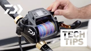 Daiwa Electric Reels  Setting the Reel Functions [upl. by Odracer]