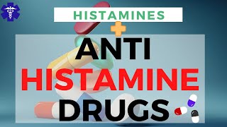 Histamine and Antihistamine Drugs  Pharmacology  Short amp Simple [upl. by Sadie]