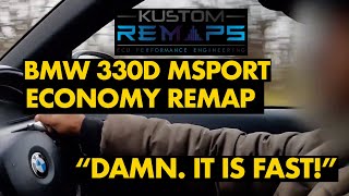 BMW 330D MSPORT  Economy Remap [upl. by Htelimay]