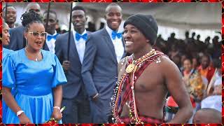 LESHAO LESHAO WITH A TERRIFIC PERFOMANCE AT MELELO MODERN MAASAI WEDDING  ALLAN amp MILANOI [upl. by Latreece]