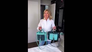 Anthea Turner with her Sarah Haran Mini D Totes [upl. by Goltz]