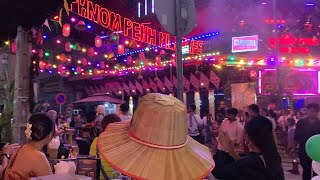 Cambodia 🇰🇭 independent travel at Phnom Penh NightLife Restaurants amp Bars Street 24hours7Days [upl. by Ulda298]