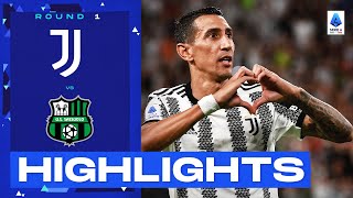 Juventus 30 Sassuolo  Goals and Highlights Round 1  Serie A 202223 [upl. by Pratt]