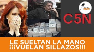 EN K5N LE SUELTAN LA MANO A KRETINA Y VUELAN SILLAZOS EN LA CÁMPORA quotContratos millonarios en TÉLAMquot [upl. by Athenian]