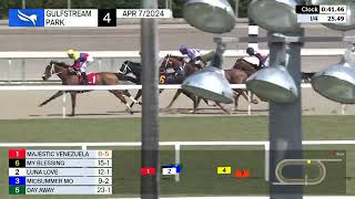 Gulfstream Park Carrera 4  7 de Abril 2024 [upl. by Crompton528]