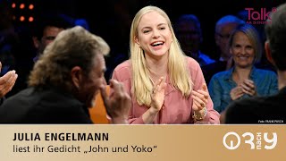 Julia Engelmann mit ihrem Gedicht quotJohn und Yokoquot  3nach9 bei TALK am Dienstag [upl. by Ahsirek]