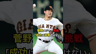 【年齢が…】菅野メジャー挑戦、「成功は容易ではない」 大リーグ 日本人 大谷翔平 大谷 [upl. by Anayek272]