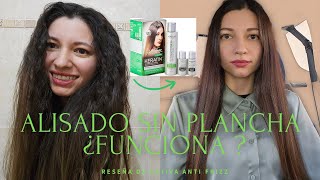 ALISADO SIN PLANCHA KATIVA  RESEÑA ANTI FRIZZ  ¿FUNCIONA [upl. by Nnateragram]