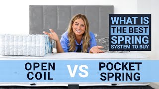 Open Coil Spring vs Pocket Spring Mattresses  Whats The Best Spring System To Buy [upl. by Amik]