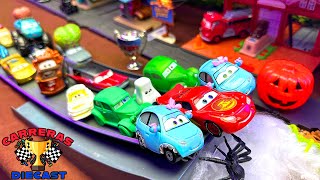 CARS FANTASMAS DIECAST CAMPEONATO DE HALLOWEEN [upl. by Kyrstin]