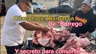 Cómo hacer Barbacoa de Borrego y consomé👨‍🍳 [upl. by Laraine]