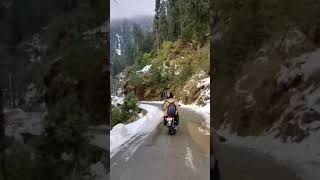 uttarakhand kanatal placestovisitinuttarakhand snowfall shortvideo [upl. by Eddina]