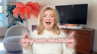 Nieuwe kaptafel amp vintage Pastoe dressoir Terug naar Amsterdam  Weekvlog 9  Vera Camilla [upl. by Safier]