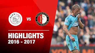 Highlights  Ajax  Feyenoord  Eredivisie 20162017 [upl. by Innig902]