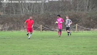 LARKSPUR ROVERS v SHEPHERDS BUSH Saturday 3rd February 2024 MCFL Premier Division [upl. by Acirre]