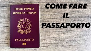 Come fare o rinnovare il passaporto [upl. by Cato]