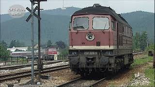 Bahnbetrieb in Saalfeld in den neunziger Jahren [upl. by Yerahcaz425]