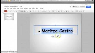 Creating PowerPoint Using Google Docs [upl. by Ynatsyd]