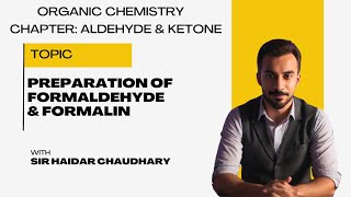 Preparation of Formaldehyde amp Formalin Laboratory Preparation  industrial preparation [upl. by Schoenberg]