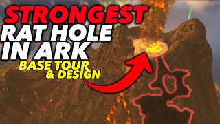 STRONGEST Rat Hole LOST ISLAND Base Tour  Ark Survival Evolved  Base Design [upl. by Berke959]