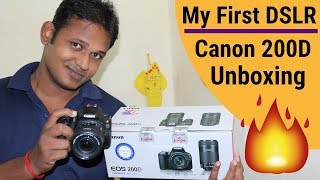 Chandigarh Canon Store Visit Live  My First DSLR Camera Canon 200D Unboxing amp Review MS vlogs [upl. by Quartas]