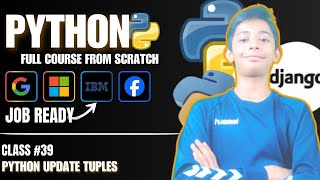 Python Update Tuples  Python Tutorial  Class 38  Hindi [upl. by Isyed]