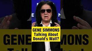 Gene Simmons Weighs in on The Pope and The Wall kiss kissband trump [upl. by Ynney348]