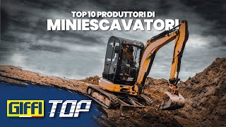 GIFFI TOP 20  TOP 10 Produttori di Miniescavatori [upl. by Ellives]