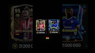 Nico Williams 🇪🇦 vs Iñaki Williams 🇬🇭 fifa fcmobile football [upl. by Lati]