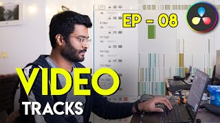 EP 08 Video Tracks Explained  Introduction to DaVinci Resolve 18  Video Editing Tutorials [upl. by Geller]