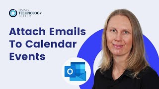 How to Attach Emails to Calendar Events in Outlook [upl. by Brander]