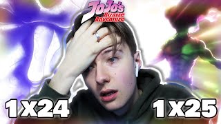 SPEECHLESS JOJOs BIZARRE ADVENTURE Episode 24 and 25 Reaction [upl. by Susan]