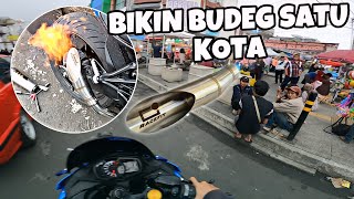 ZX25R BIKIN BUDEG SATU KOTA PAKE KNALPOT INI‼️  Indonesia Motovlog 315 [upl. by Naletak]