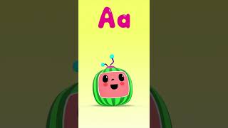 What Word Begins With The Letter A Learn ABCs shorts cocomelon dance song [upl. by Adrial]