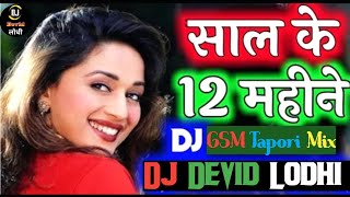 Saal Ke 12 Mahine 12 mahine ka sal Dj mix song DJDEVIDLODHI [upl. by Linad]