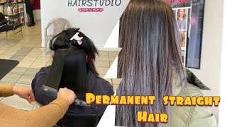 How to Permanent StraighteningRe bonding Hair Matrix Opti  Smooth for resistant hair [upl. by Aeslek90]