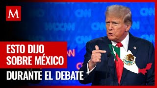 México provocó contundentes en debate entre Trump y Biden [upl. by Oidacra]