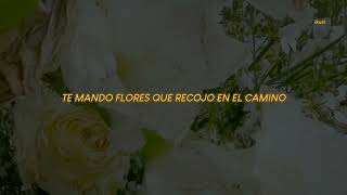 Fonseca  Te mando flores acústico letra [upl. by Butterworth]