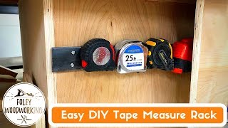 Tape Measure Rack [upl. by Melak]