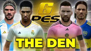 TUTORIAL y REVIEW del PARCHE PES 6 THE DEN 2024 ✅  Liga Argentina [upl. by Rondon]